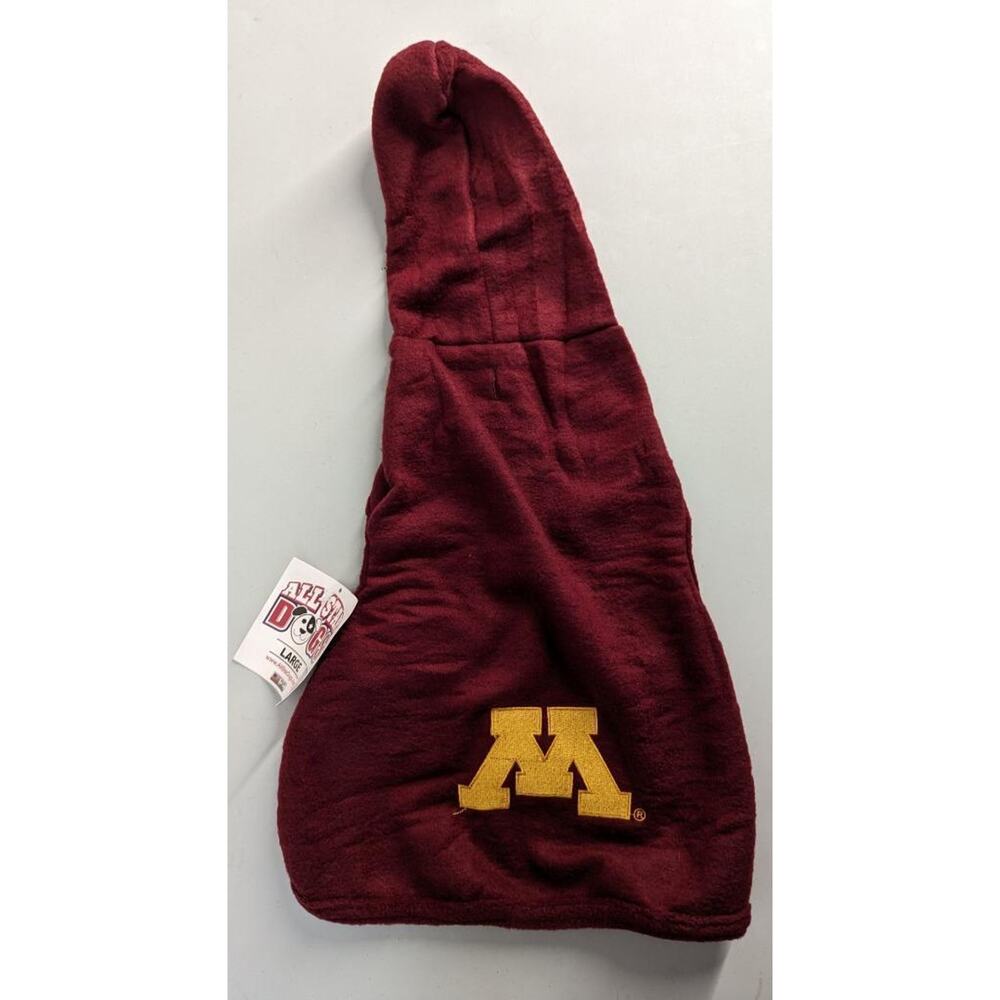 Minnesota Golden Gophers Fleece Dog Jacket Size Large NCAA NEW -0224